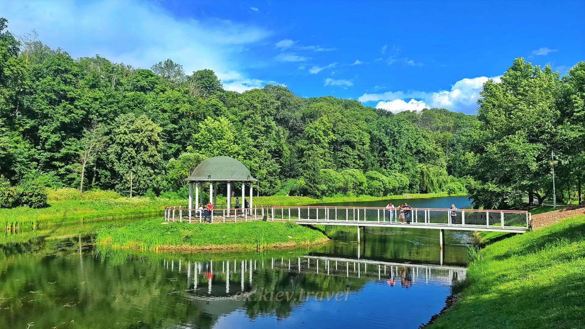 ex.kiev.travel аудиогид Феофания  пруды Палладина