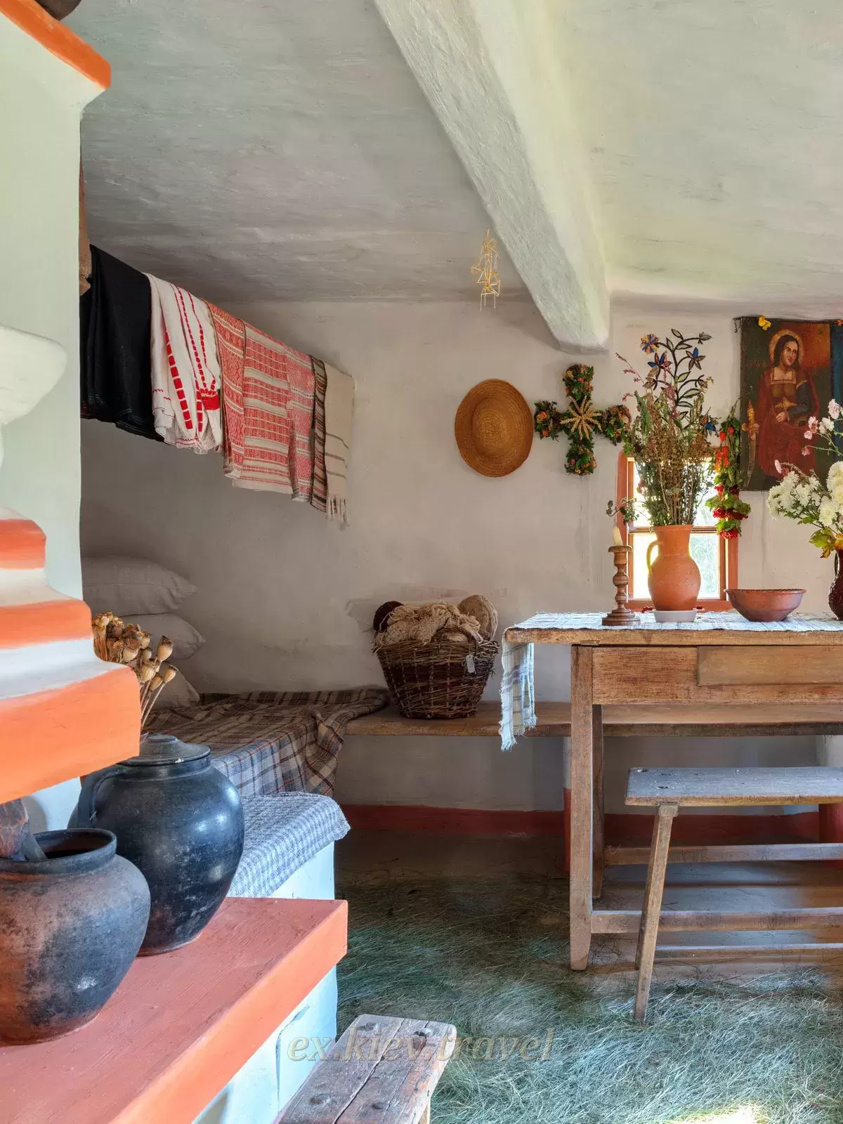 Escursioni in Ucraina a Kiev Museo di Pirogovo interno nella vecchia casa 