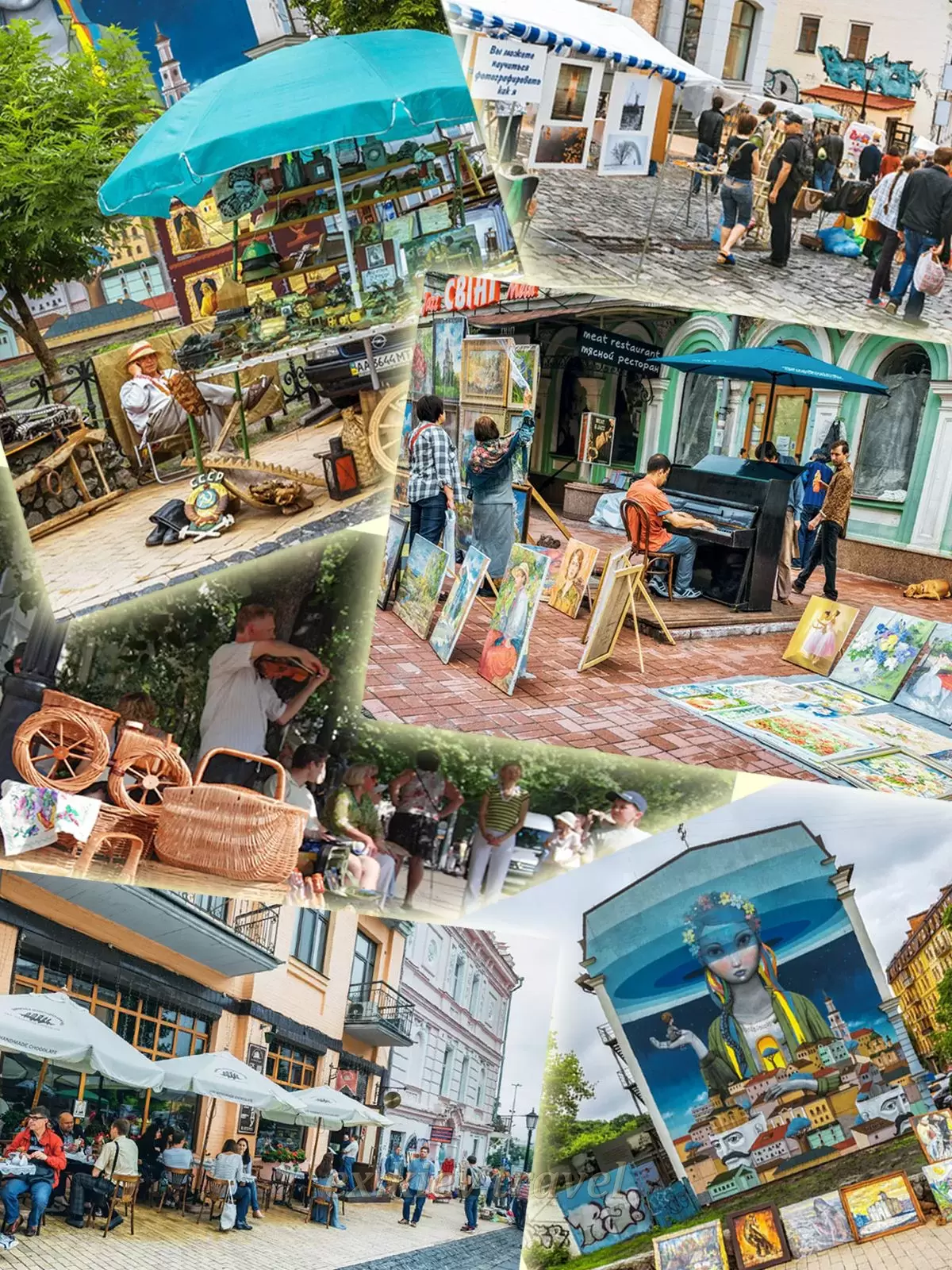 Excursions en Ukraine dans la ville de Kiev - descente Andreevsky