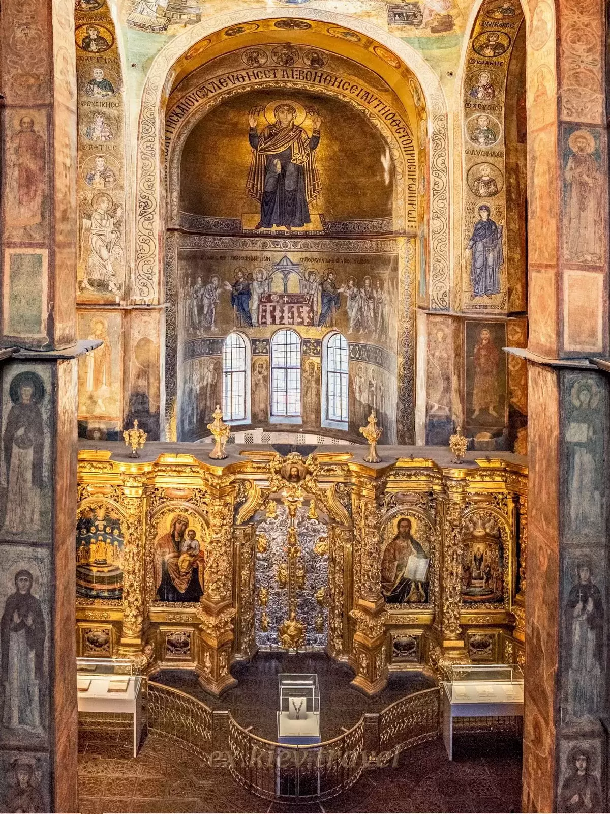 Viaggio in Ucraina - Escursioni a Kiev - Cattedrale di Santa Sofia all'interno