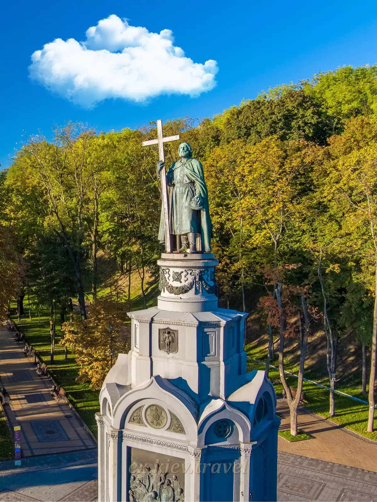 Voyage en Ukraine - Excursions à Kiev - Monument au Prince Vladimir